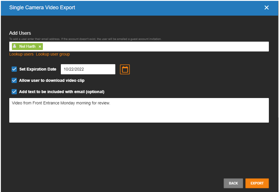 Video Player Single Camera Video Export Users Added.png
