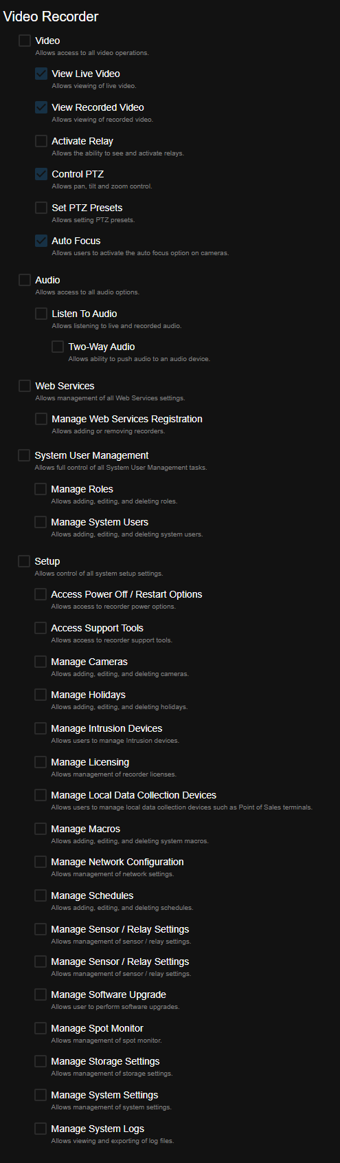 User Groups Recorder Permissions tab.png