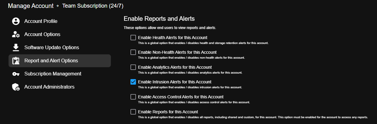 Configuration Report and Alert Options.png