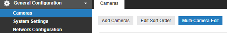 How To Update All The Camera Thumbnails In Apex - OpenEye Knowledge Base